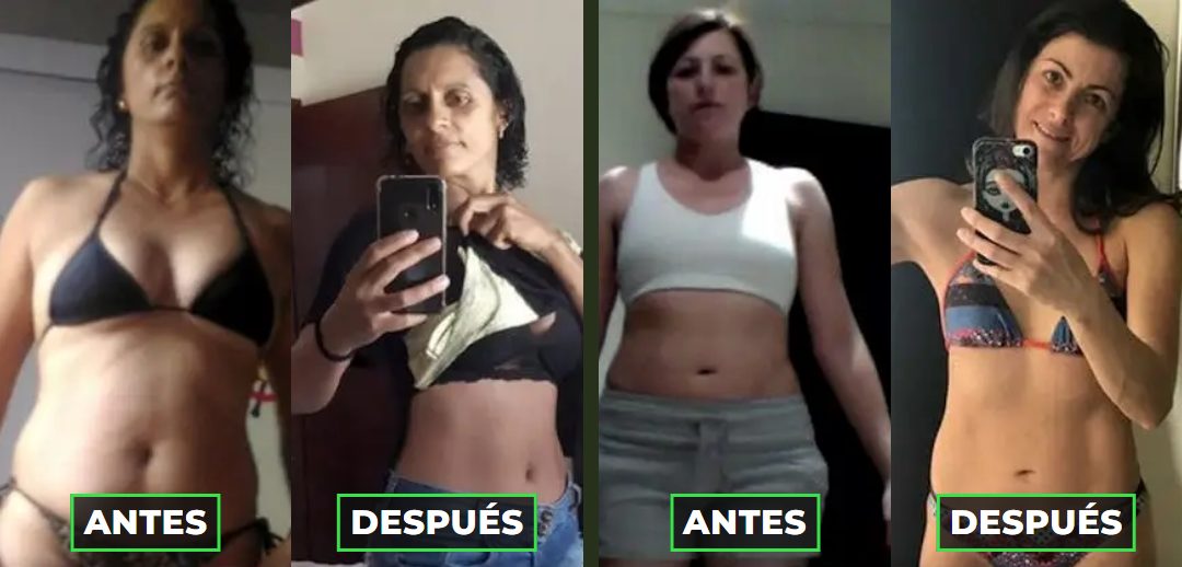 Antes y después de alumnas